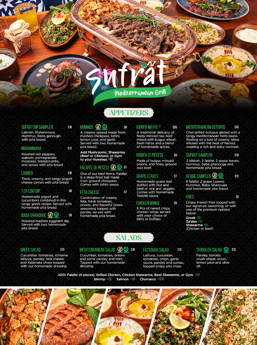Sufrat Mediterranean Grill Menu - Image 2